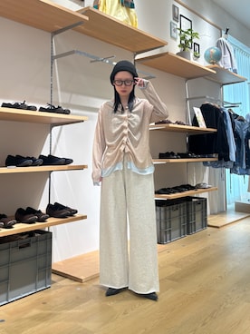 「30代ファッション」｜速見ちひろさん（レディース・163cm）の春コーディネート