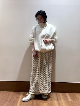 MAEDA KANAさん（レディース・163cm）の春コーディネート