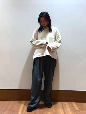 MAEDA KANAさん(レディース・163cm)の冬コーディネート