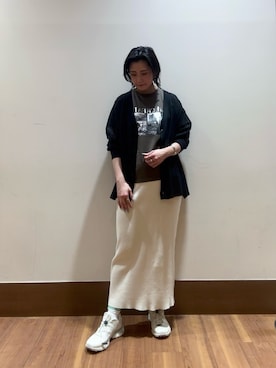 「ITEMS URBANRESEARCH（アイテムズ アーバンリサーチ）のアイテム」を使った、MAEDA KANAさん（レディース・163cm）の春コーディネート