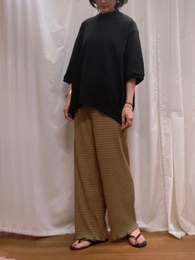 MAEDA KANAさん（レディース・163cm）の夏コーディネート