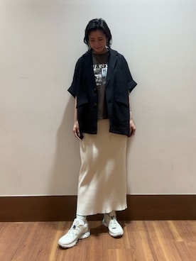 「ITEMS URBANRESEARCH（アイテムズ アーバンリサーチ）のアイテム」を使った、MAEDA KANAさん（レディース・163cm）の春コーディネート
