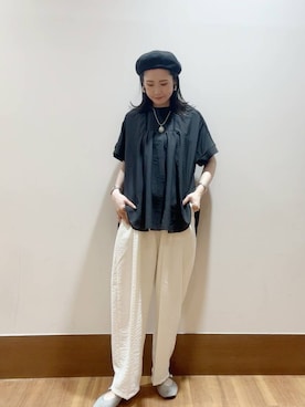 MAEDA KANAさん（レディース・163cm）の春コーディネート