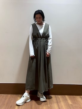 MAEDA KANAさん（レディース・163cm）の春コーディネート