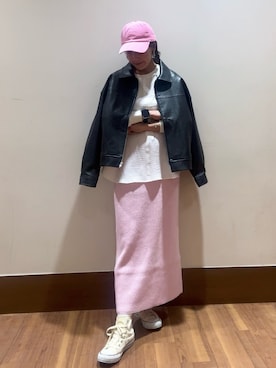 MAEDA KANAさん（レディース・163cm）の春コーディネート