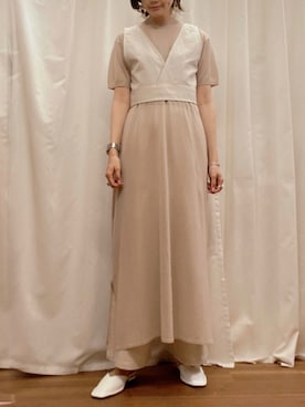 MAEDA KANAさん（レディース・163cm）の夏コーディネート