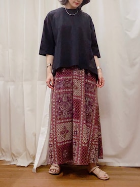 MAEDA KANAさん(レディース・163cm)の夏コーディネート