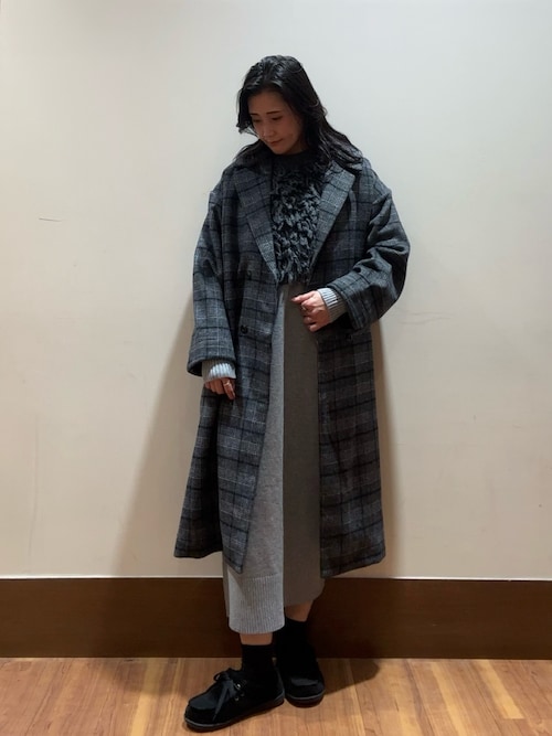 セール】ウールブレンドビッグコート（その他アウター）｜ITEMS