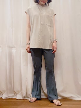 MAEDA KANAさん（レディース・163cm）の夏コーディネート