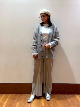 「ITEMS URBANRESEARCH（アイテムズ アーバンリサーチ）のアイテム」を使った、MAEDA KANAさん（レディース・163cm）の秋コーディネート