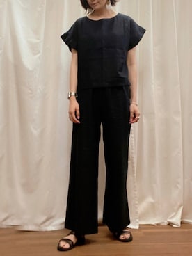 MAEDA KANAさん（レディース・163cm）の夏コーディネート