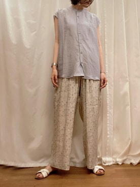 MAEDA KANAさん（レディース・163cm）の夏コーディネート