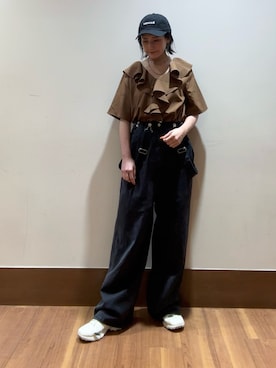 MAEDA KANAさん（レディース・163cm）の春コーディネート