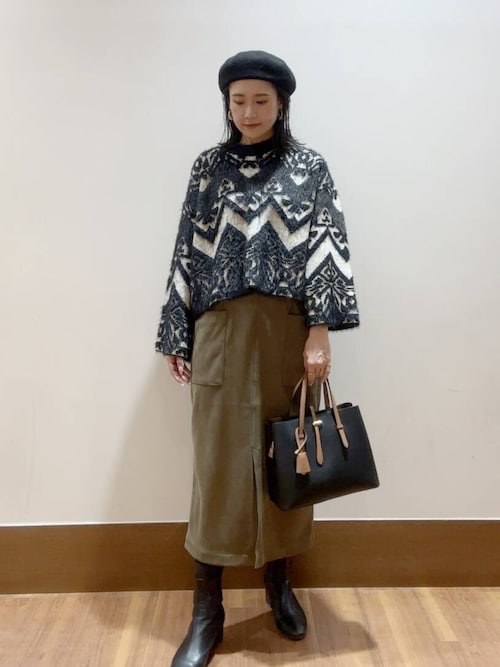 セール】フェイクスエードタイトスカート（スカート）｜ITEMS