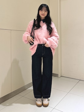 reeena053さん（レディース・153cm）の冬コーディネート