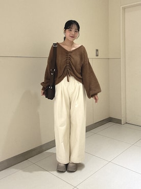 「FREE'S MART（フリーズマート）のアイテム」を使った、reeena053さん（レディース・153cm）の秋コーディネート