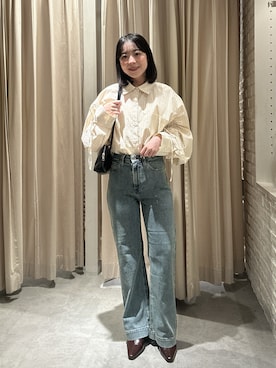 「シャーリング」｜reeena053さん（レディース・153cm）の秋コーディネート