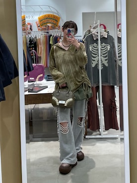 「秋服」｜「アイテム（サンダル）」を使った、つぐみさん（レディース・162cm）の秋コーディネート