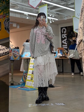 「RePRODUCTION LABEL（リプロダクションレーベル）のアイテム」を使った、つぐみさん（レディース・162cm）の春コーディネート