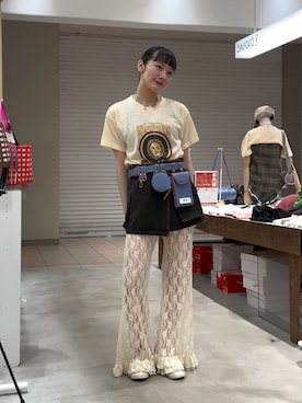 「アイテム（スカート）」を使った、つぐみさん（レディース・162cm・20代）の夏コーディネート