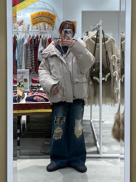 「アイテム（ブルゾン）」を使った、つぐみさん（レディース・162cm・20代）の秋コーディネート