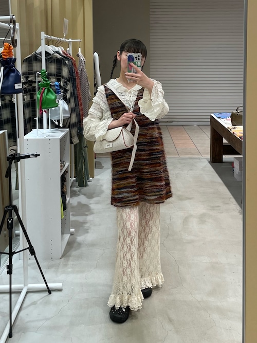 レースフレアレイヤードフリルパンツ（その他パンツ