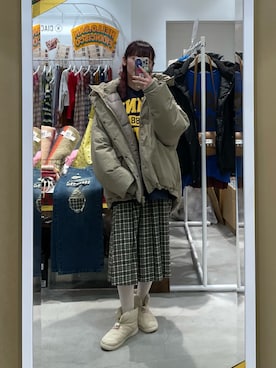 「アイテム（スカート）」を使った、つぐみさん（レディース・162cm・20代）の冬コーディネート