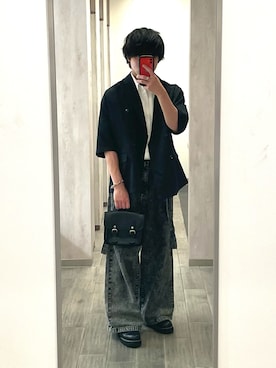 「アイテム（テーラードジャケット）」を使った、ソラミネさん（メンズ・170cm）の夏コーディネート