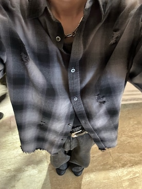 「アイテム（スウェットパンツ）」を使った、shitorasuuさん（メンズ・174cm）の夏コーディネート