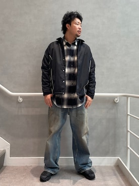 「アイテム（ジャケット/アウター）」を使った、KYONさん（メンズ・175cm）の秋コーディネート