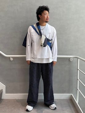 「アイテム（アウトドア/スポーツ）」を使った、KYONさん（メンズ・175cm）の夏コーディネート