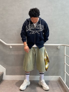 「Reebok（リーボック）のアイテム」を使った、KYONさん（メンズ・175cm）の秋コーディネート