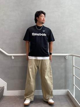 「Reebok（リーボック）のアイテム」を使った、KYONさん（メンズ・175cm）の夏コーディネート