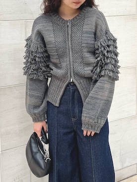 宇野さん（レディース・162cm）の秋コーディネート