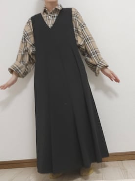 「アイテム（ジャンパースカート）」を使った、つばめさん（レディース・150cm）の秋コーディネート