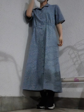 「黒パンツ」｜つばめさん（レディース・150cm・20代）の夏コーディネート