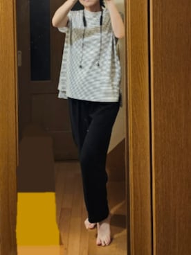 「Samansa Mos2 blue（サマンサモスモスブルー）のアイテム（パンツ）」を使った、つばめさん（レディース・150cm）の夏コーディネート