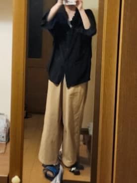 「アイテム（チノパンツ）」を使った、つばめさん（レディース・150cm）の夏コーディネート