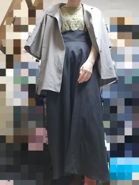「アイテム（ジャンパースカート）」を使った、つばめさん（レディース・150cm）の夏コーディネート