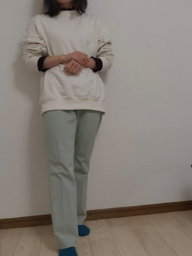 「アイテム（スウェット）」を使った、つばめさん（レディース・150cm）の冬コーディネート