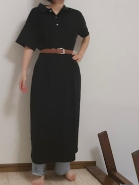 「アイテム（シャツワンピース）」を使った、つばめさん（レディース・150cm）の夏コーディネート