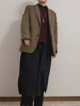 「no brand（ノーブランド）のアイテム（アクセサリー）」を使った、つばめさん（レディース・150cm）の冬コーディネート