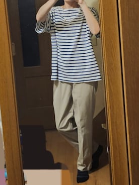 「アイテム（スラックス）」を使った、つばめさん（レディース・150cm）の夏コーディネート