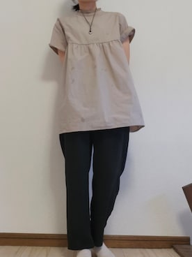「Samansa Mos2 blue（サマンサモスモスブルー）のアイテム（パンツ）」を使った、つばめさん（レディース・150cm）の夏コーディネート