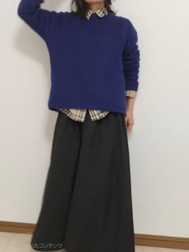 「アイテム（スカート）」を使った、つばめさん（レディース・150cm・20代）の秋コーディネート