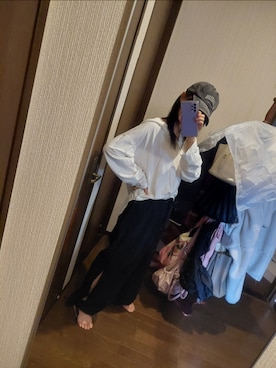 「DHOLIC（ディーホリック）のアイテム（パーカー）」を使った、sugashikao14sukiさん（レディース・159cm）の夏コーディネート