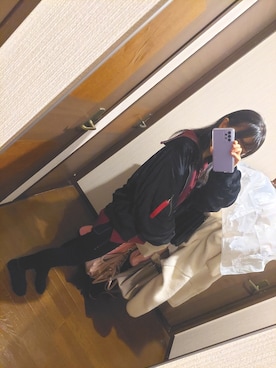 「Honeys（ハニーズ）のアイテム（MA-1）」を使った、sugashikao14sukiさん（レディース・159cm）の秋コーディネート