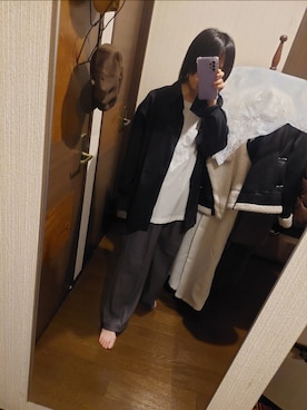 「黒シャツ」｜sugashikao14sukiさん（レディース・159cm）の夏コーディネート
