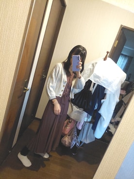 「GRL（グレイル）のアイテム（シャツワンピース）」を使った、sugashikao14sukiさん（レディース・159cm）の秋コーディネート