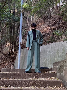 「#秋コーデ」｜「アイテム（ジャケット/アウター）」を使った、mashikunさん（メンズ・179cm）の冬コーディネート